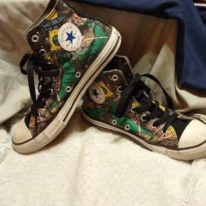 Boys Sz 3 Converse Dinoverse Sneakers Like New